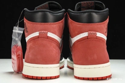 1 Red Track High Jordan Retro 0806